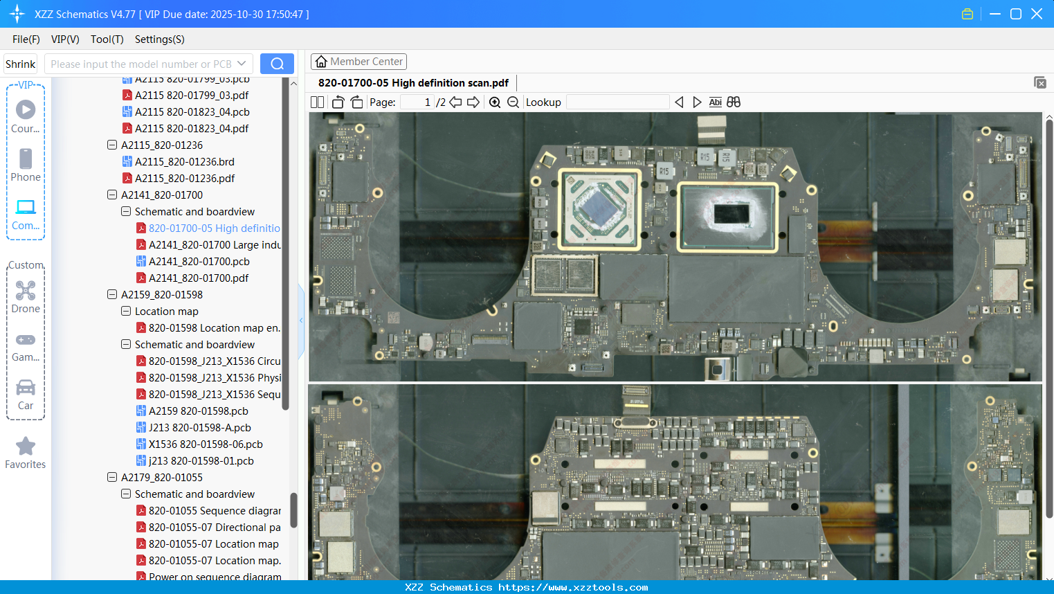 Laptop Apple 820-01700-05 High Definition Scan